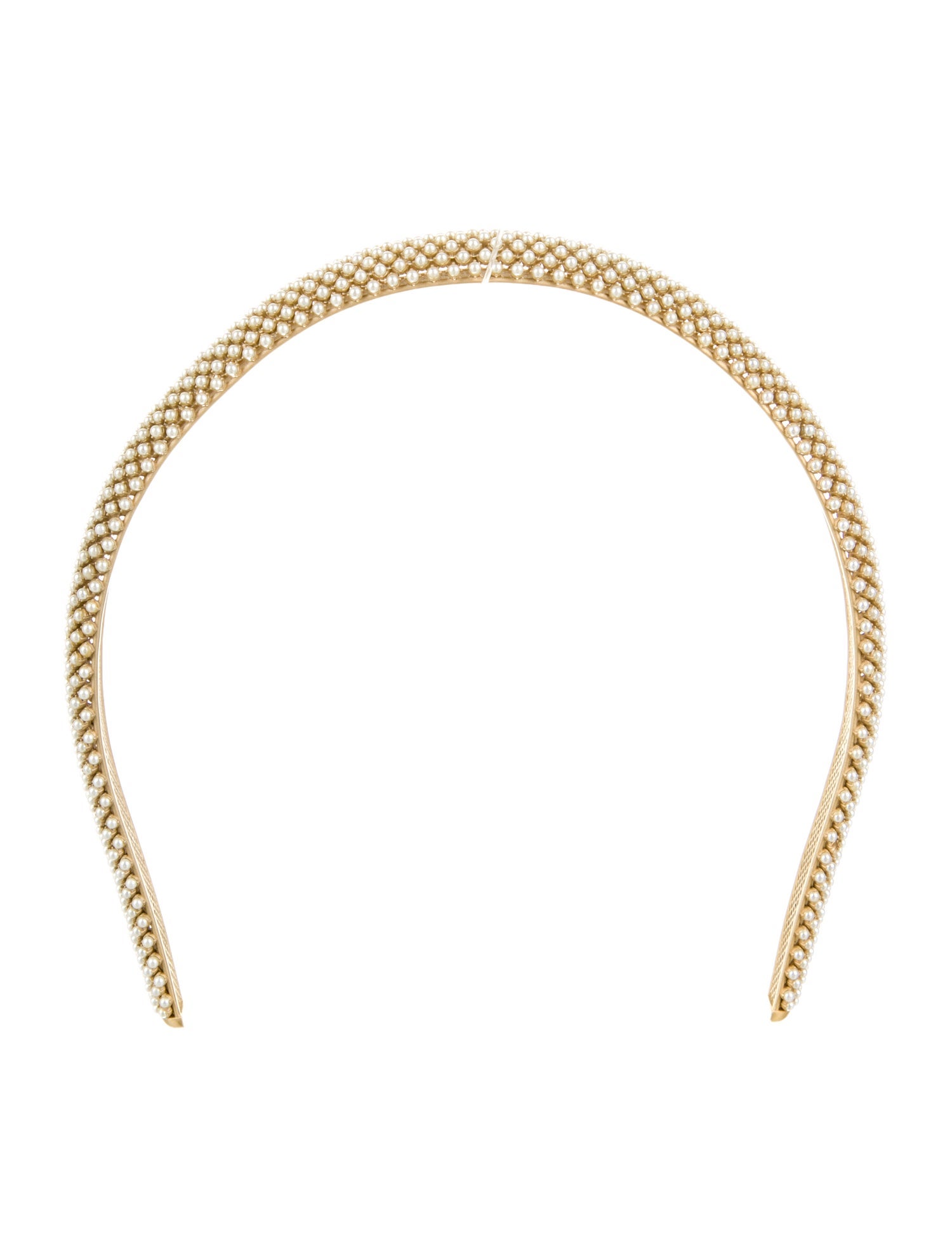 Christian Dior D-Renaissance Faux Pearl Headband