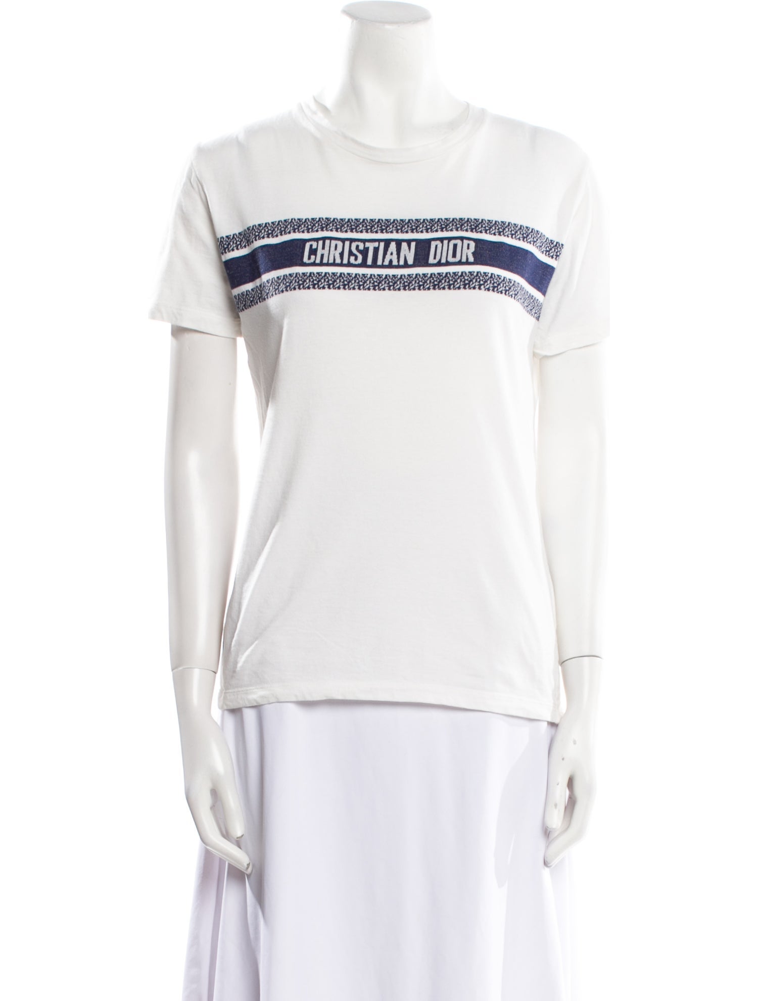 Christian Dior Graphic Print Crew Neck T-Shirt