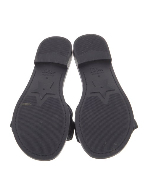 Christian Dior Canvas Graphic Print Slides