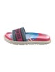 Christian Dior Canvas Printed Slides