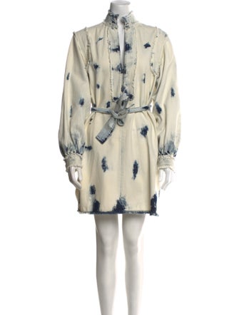 Christian Dior Printed Mini Dress