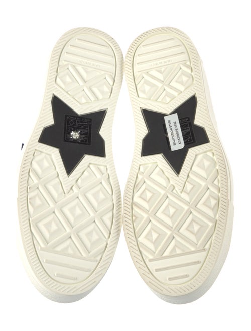 Christian Dior Printed Embroidered Accent Sneakers