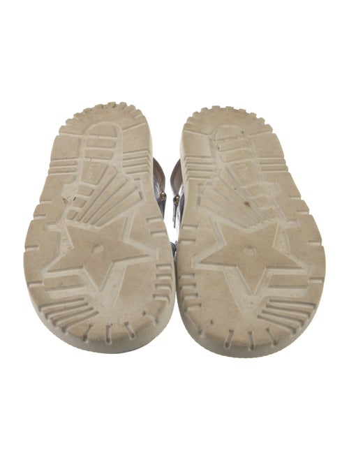 Christian Dior Patent Leather Striped Slides