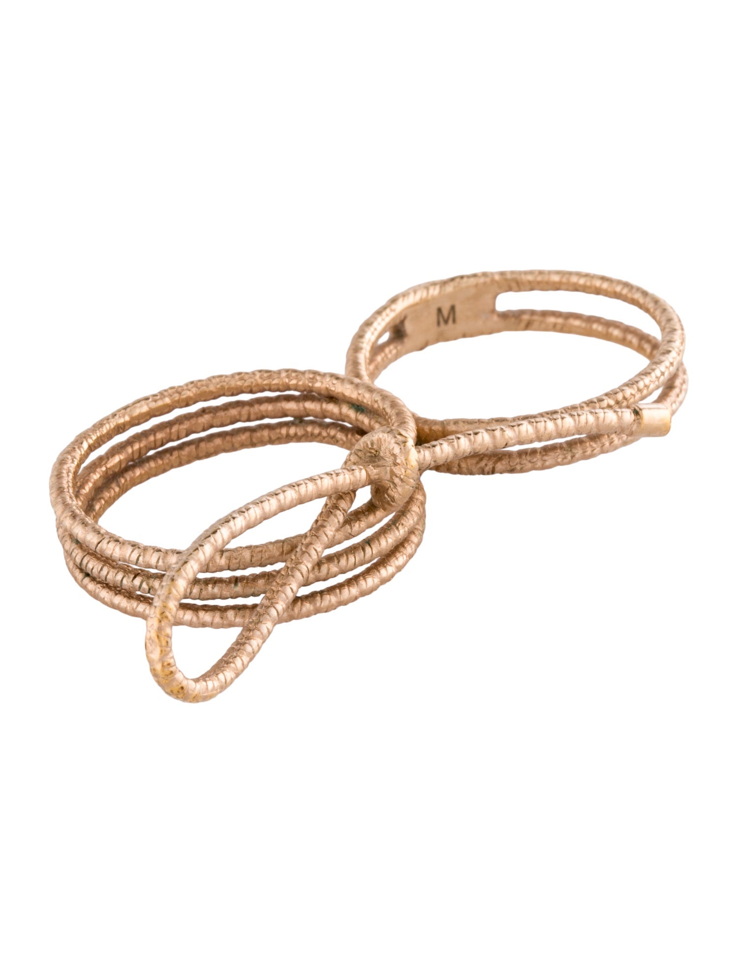 Christian Dior Bow Two Finger Ring