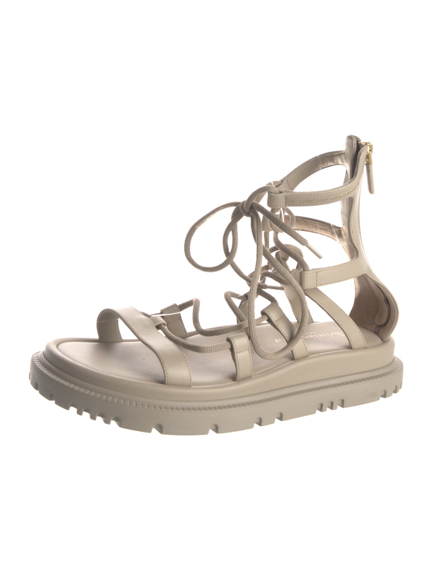 Christian Dior Leather Gladiator Sandals