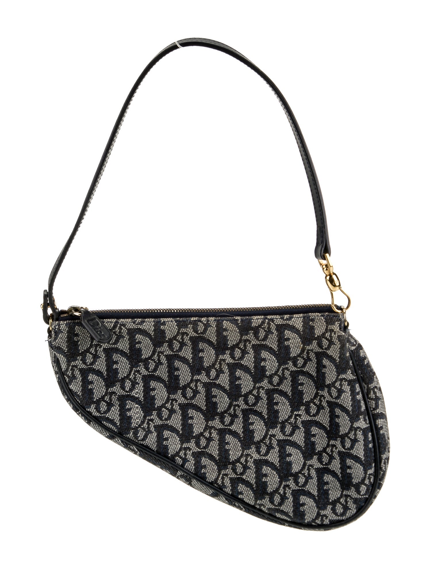 Christian Dior Diorissimo Saddle Pochette Mini Vintage