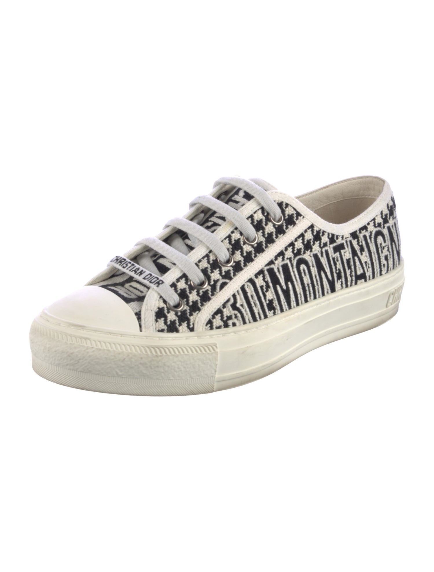 Christian Dior Canvas Patterned Sneakers
