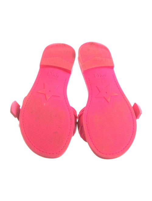 Christian Dior Nylon Graphic Print Slides