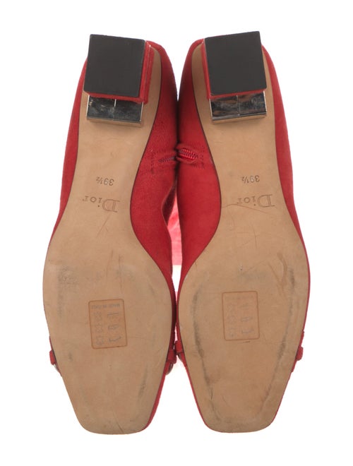 Christian Dior Suede Chain-Link Accents Boots