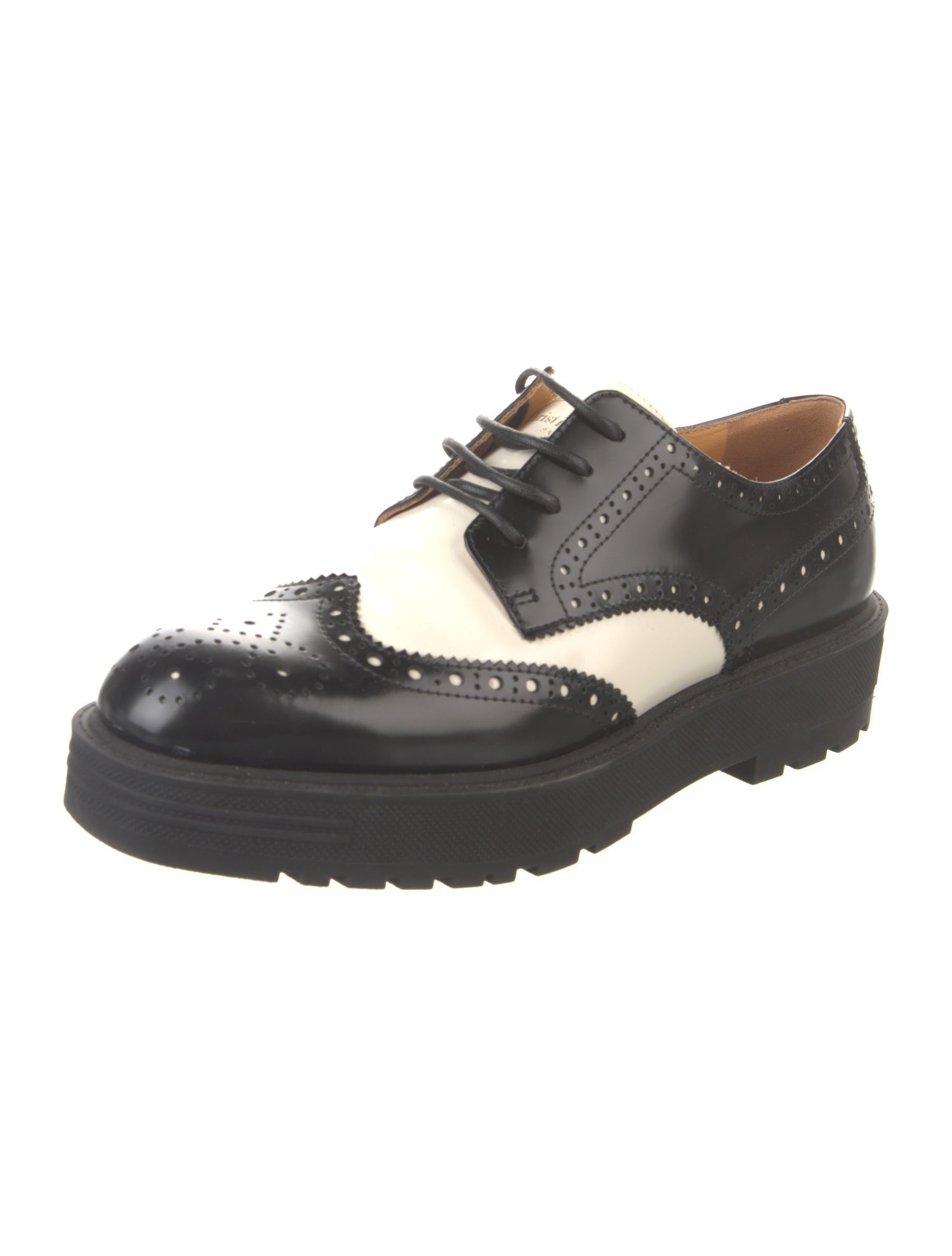 Christian Dior Bee Accent Leather Oxfords