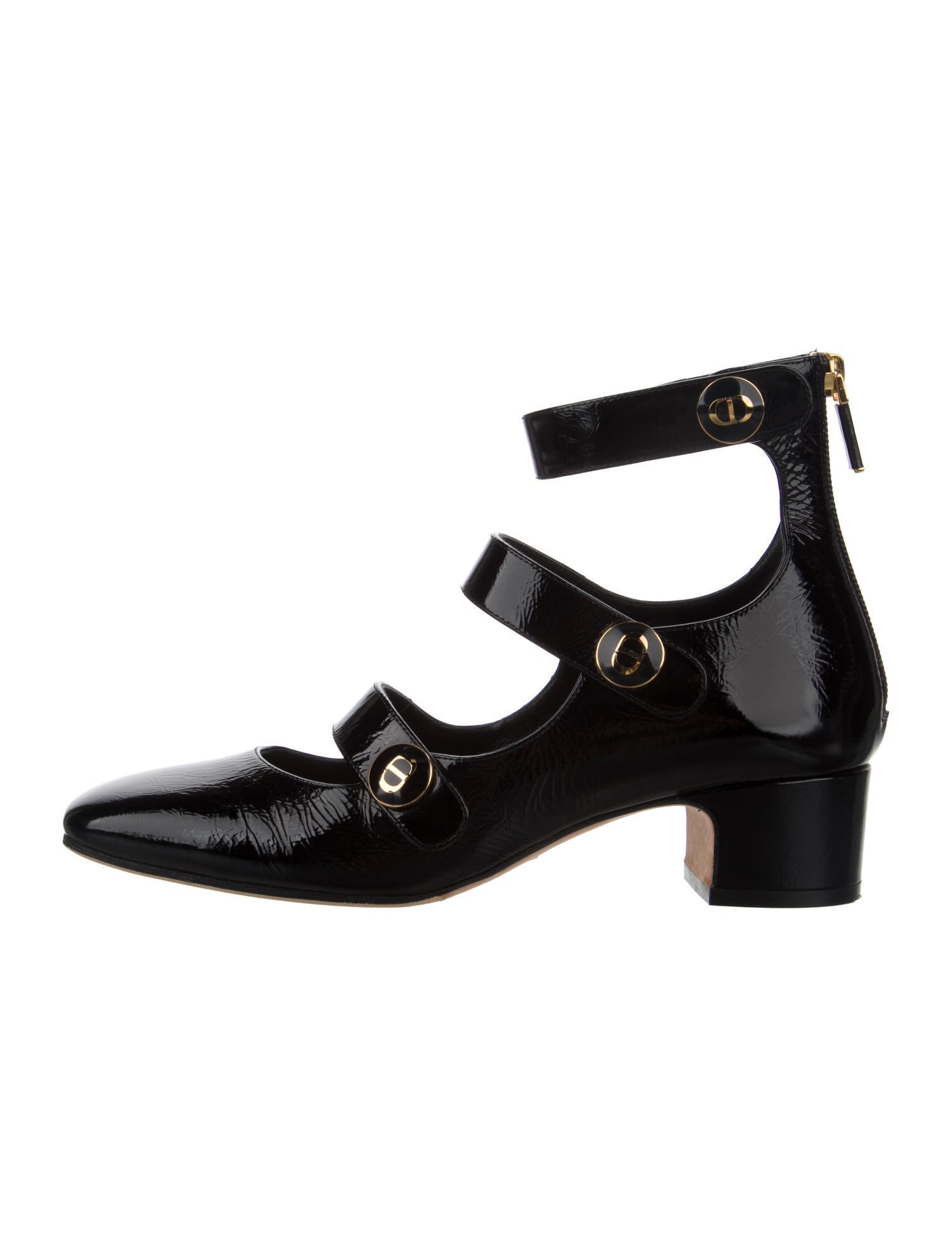 Christian Dior Patent Leather Lace-Up Boots