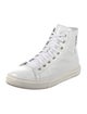 Christian Dior Kids Leather High Top Sneaker