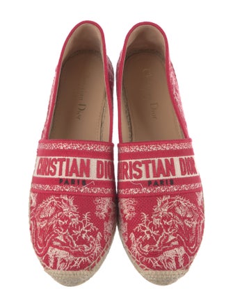 Christian Dior Canvas Printed Espadrilles
