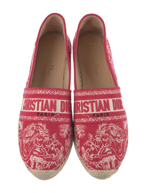 Christian Dior Canvas Printed Espadrilles