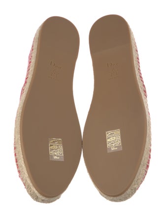 Christian Dior Canvas Printed Espadrilles