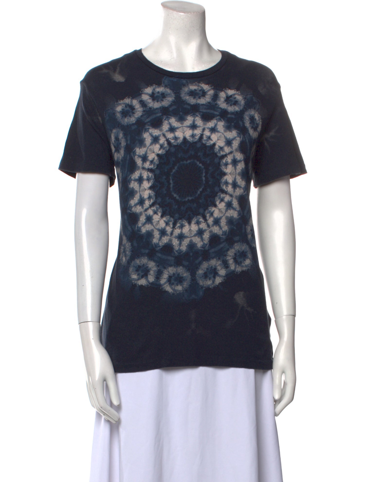 Christian Dior Tie-Dye Print Crew Neck T-Shirt