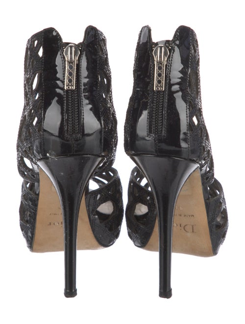Christian Dior Cannage Pattern Patent Leather Pumps
