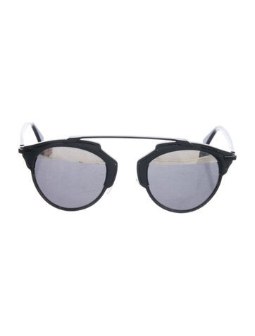 Christian Dior Sunglasses Round Mirrored
