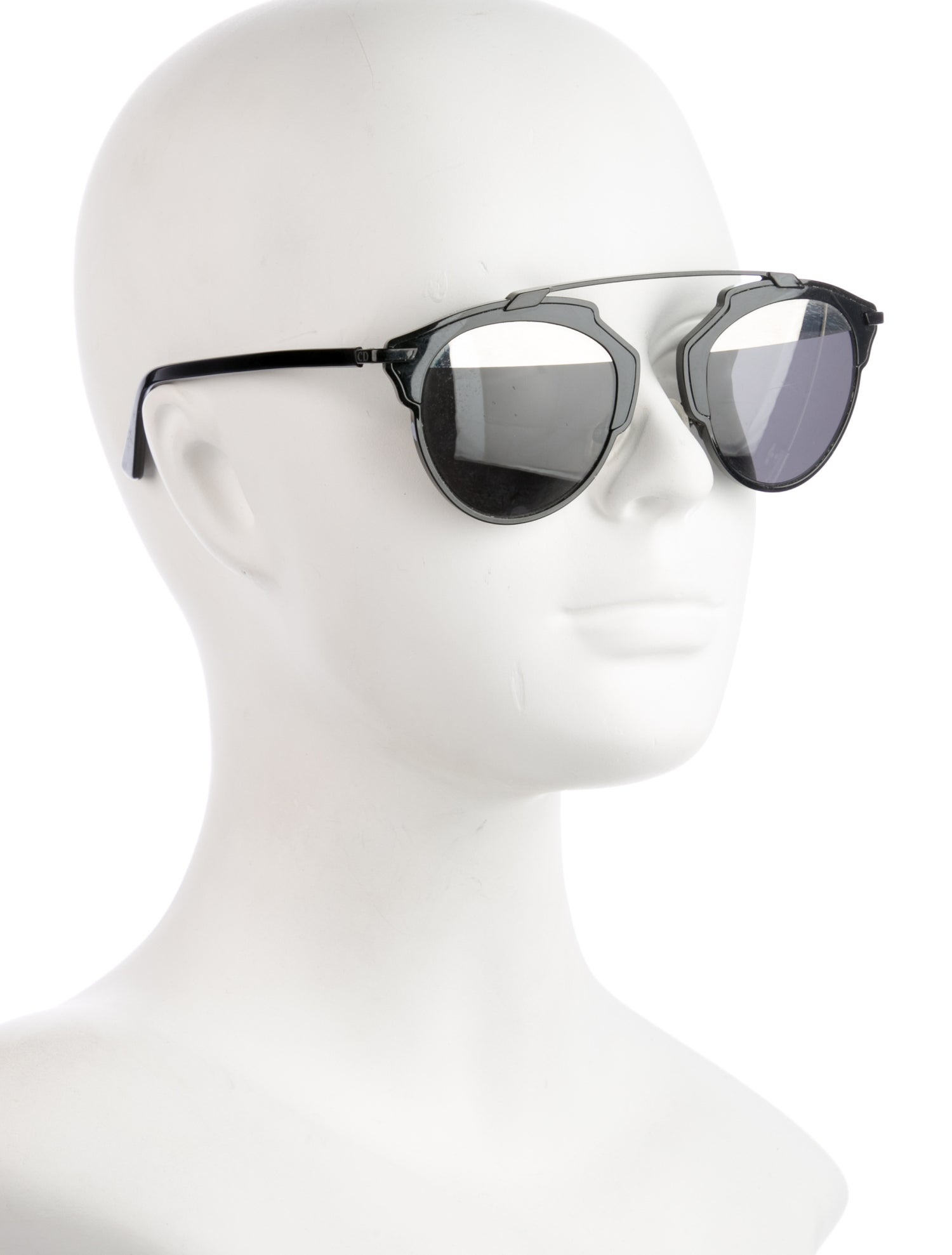 Christian Dior Round Mirrored Sunglasses
