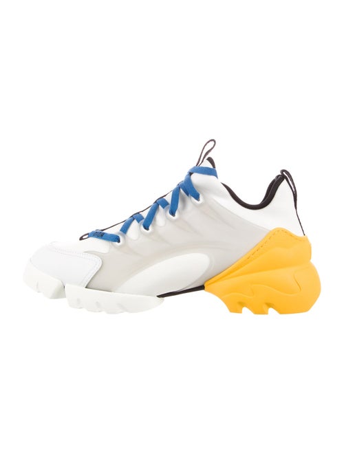 Christian Dior D-Connect 'White Yellow' Chunky Sneakers