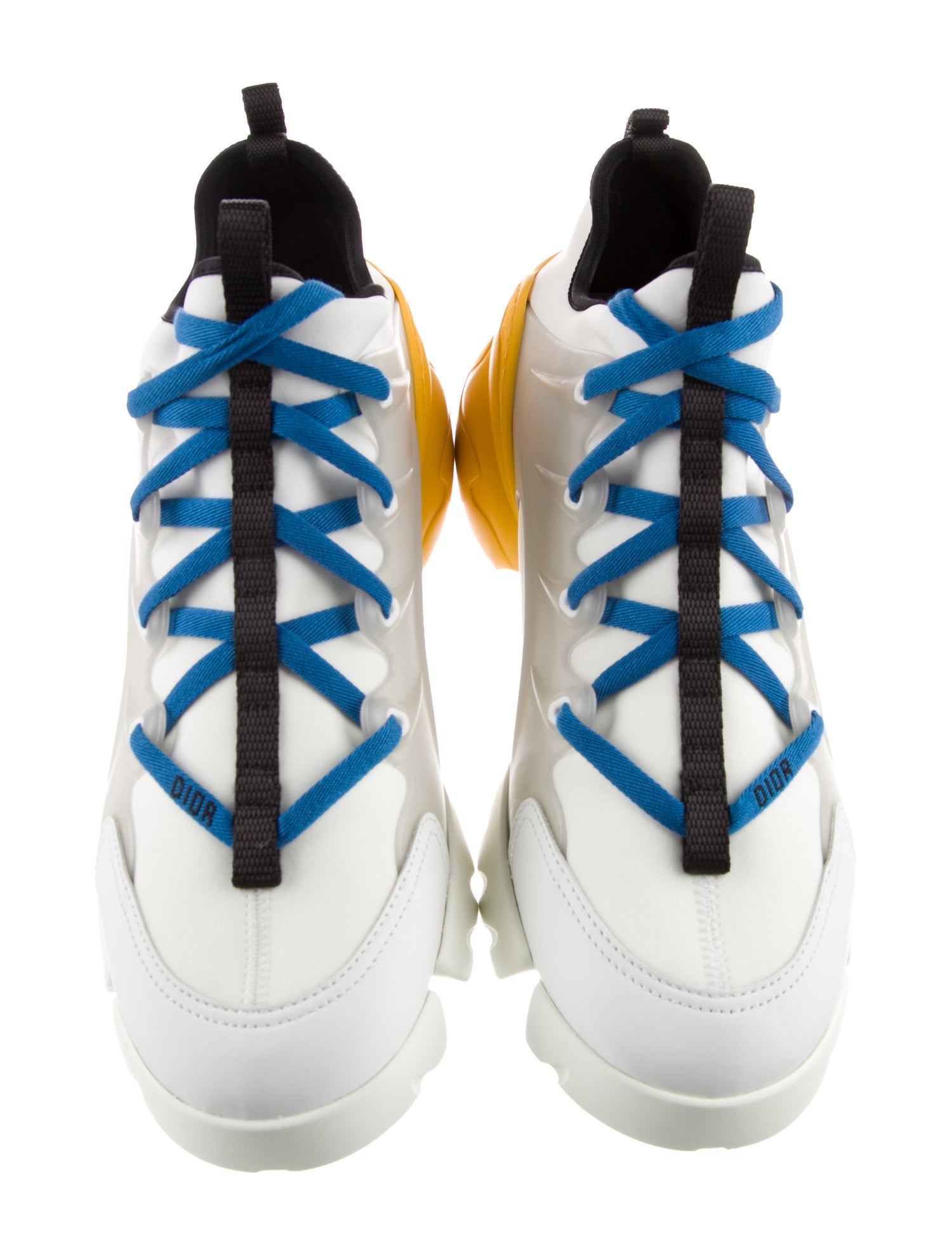 Christian Dior D-Connect 'White Yellow' Chunky Sneakers