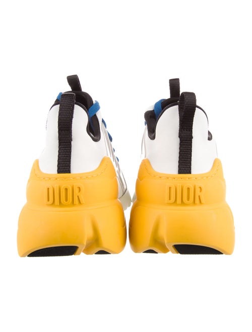 Christian Dior D-Connect 'White Yellow' Chunky Sneakers