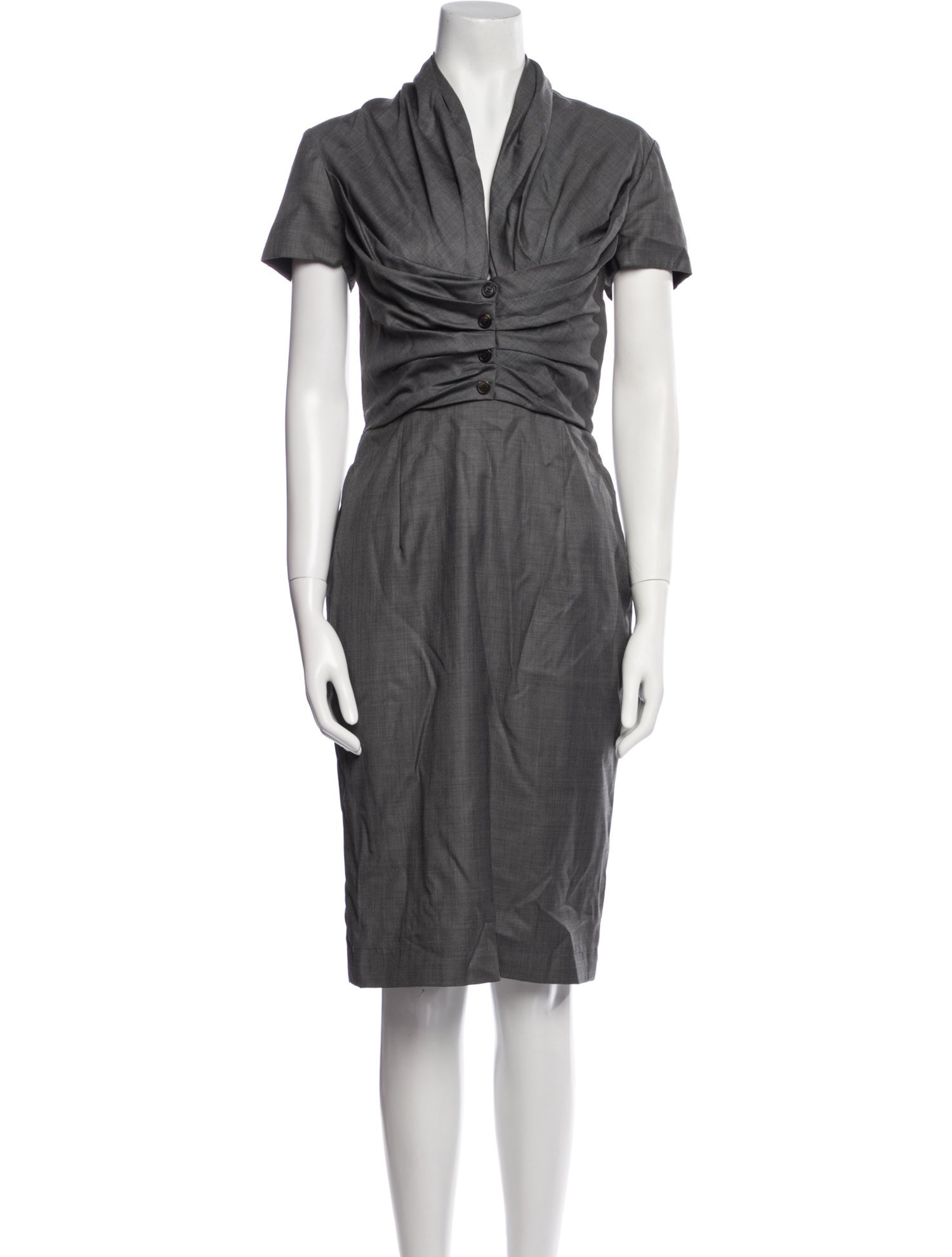 Christian Dior Vintage Knee-Length Dress