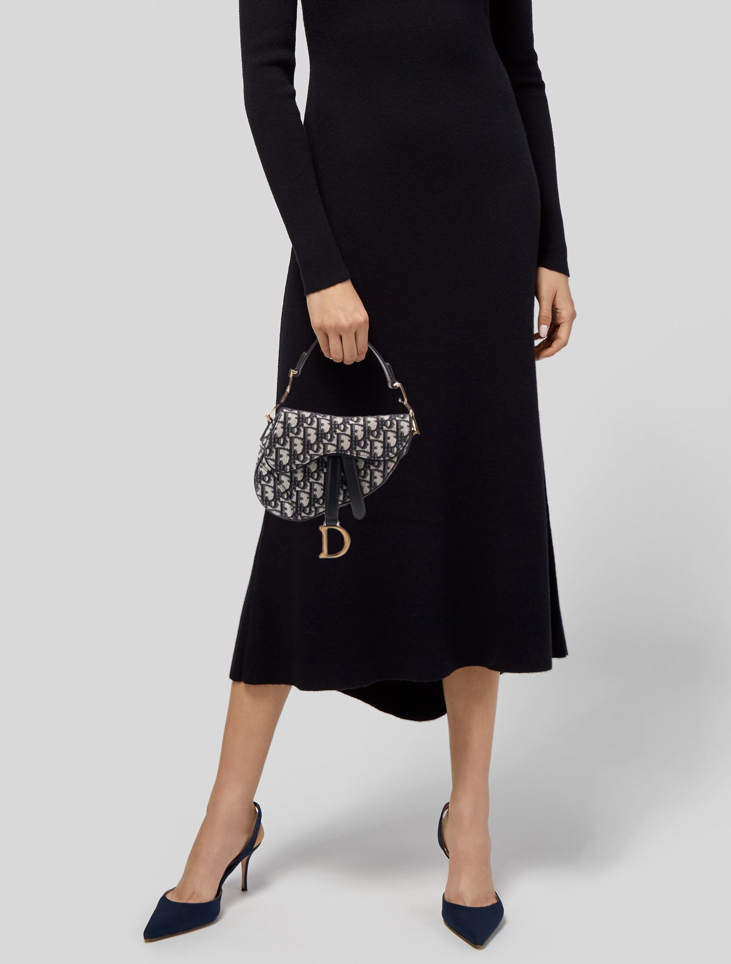 Christian Dior Oblique Jacquard Oblique Saddle Mini