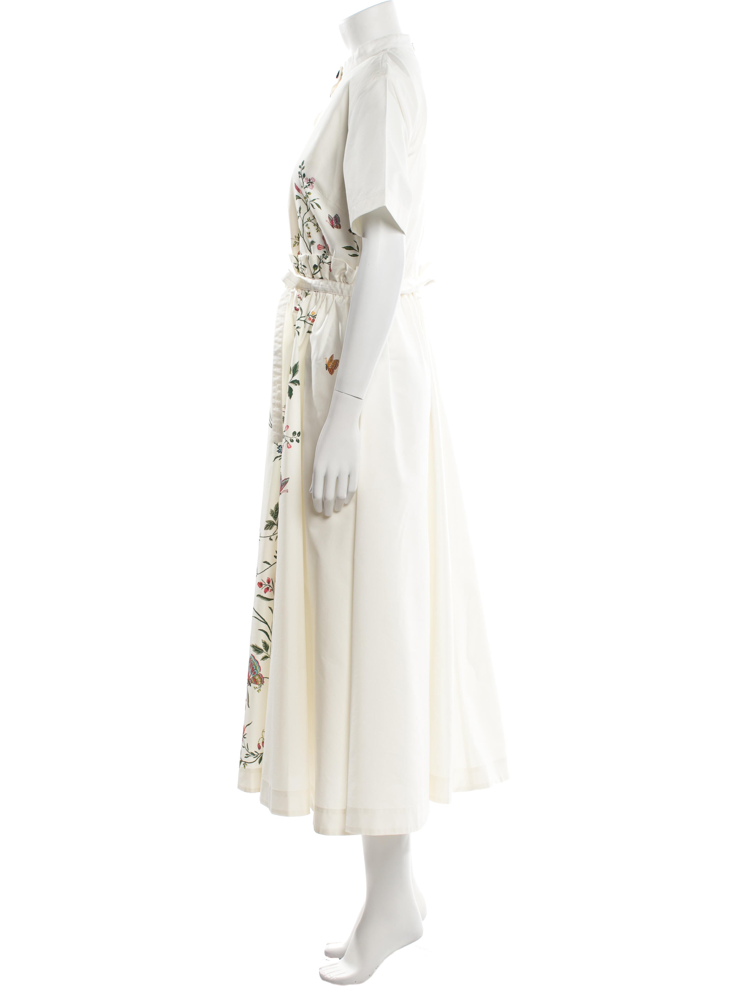 Christian Dior Floral Print Long Dress