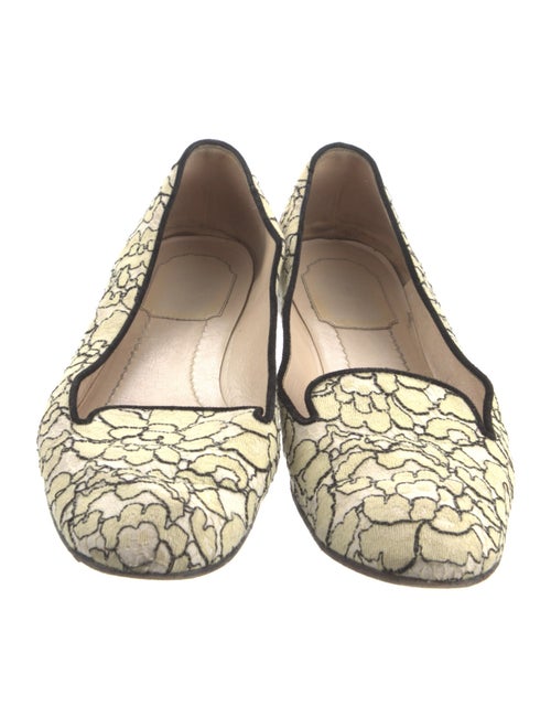 Christian Dior Canvas Printed Loafers