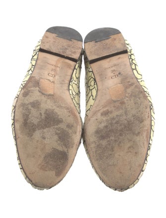 Christian Dior Canvas Printed Loafers