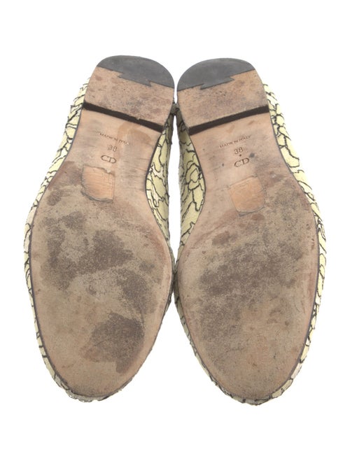 Christian Dior Canvas Printed Loafers