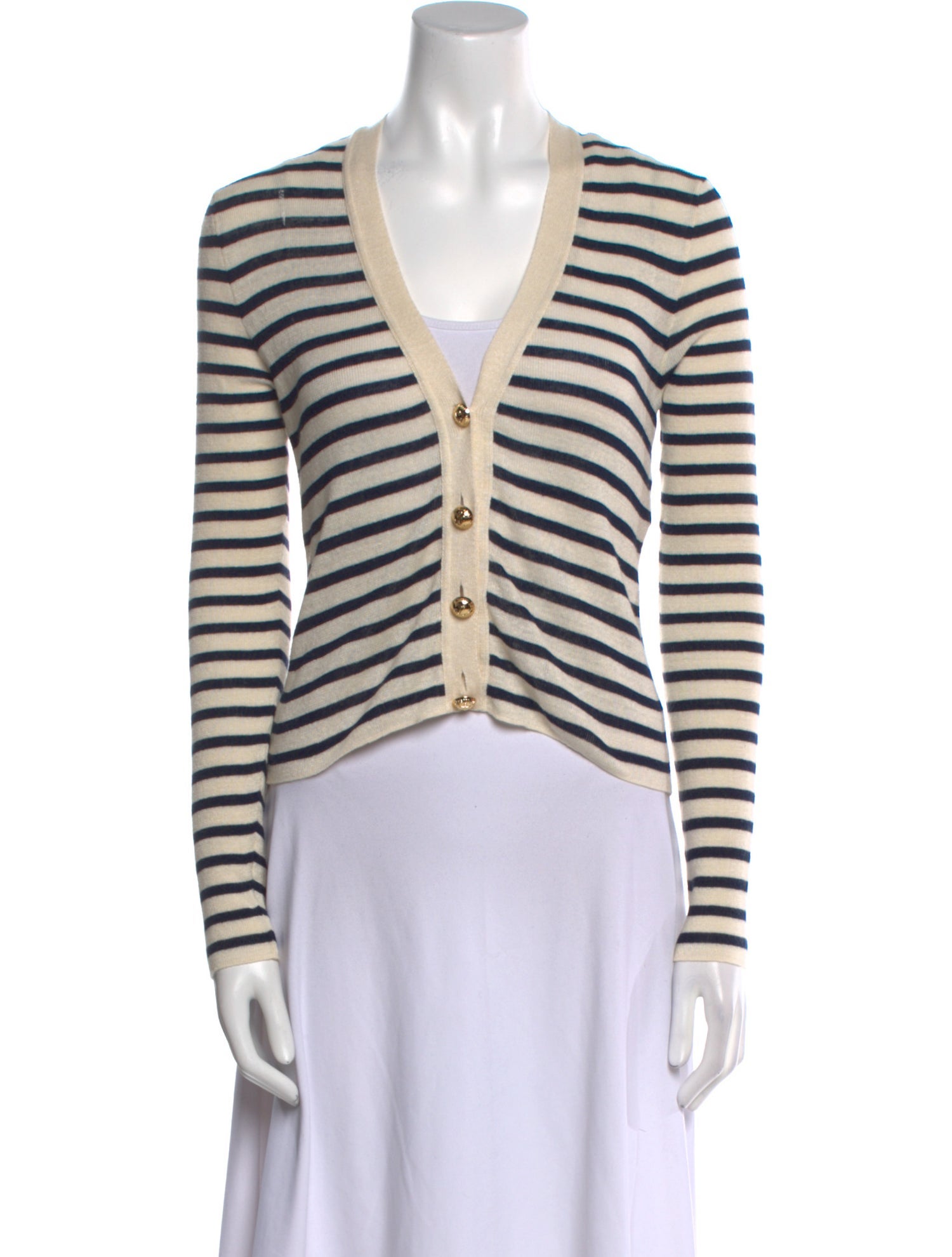 Christian Dior Linen Striped Sweater