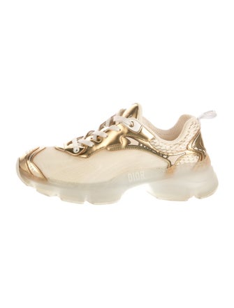 Christian Dior Rubber Mesh Accents Chunky Sneakers