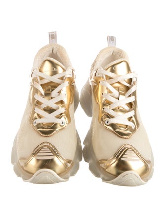 Christian Dior Rubber Mesh Accents Chunky Sneakers
