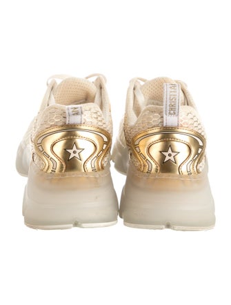 Christian Dior Rubber Mesh Accents Chunky Sneakers
