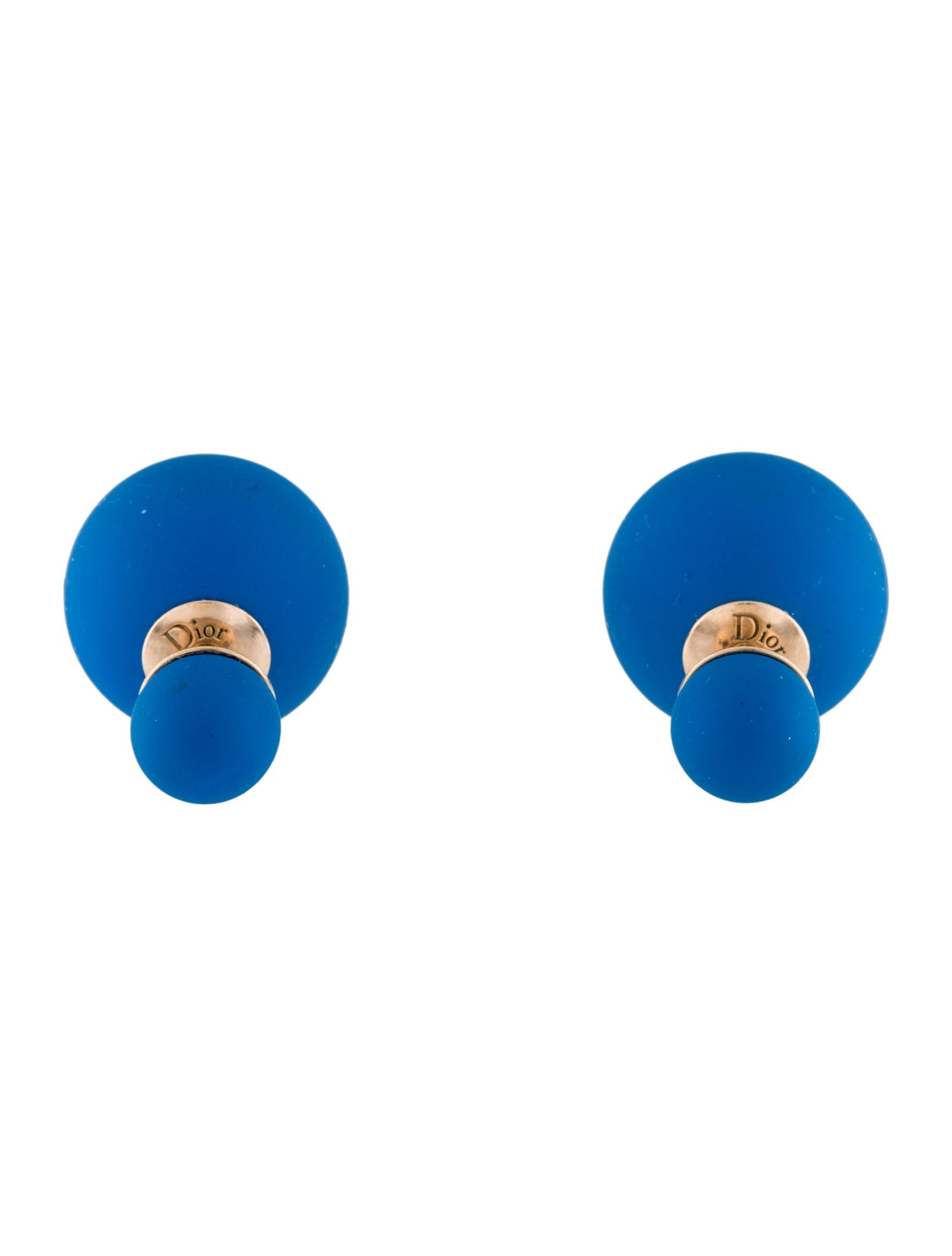 Christian Dior Rubber Tribales Earrings