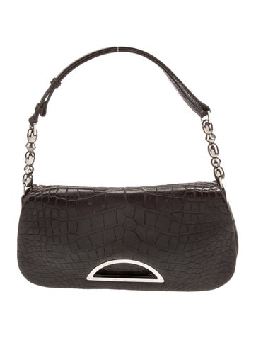 Christian Dior Shoulder Bags Alligator Malice Vintage