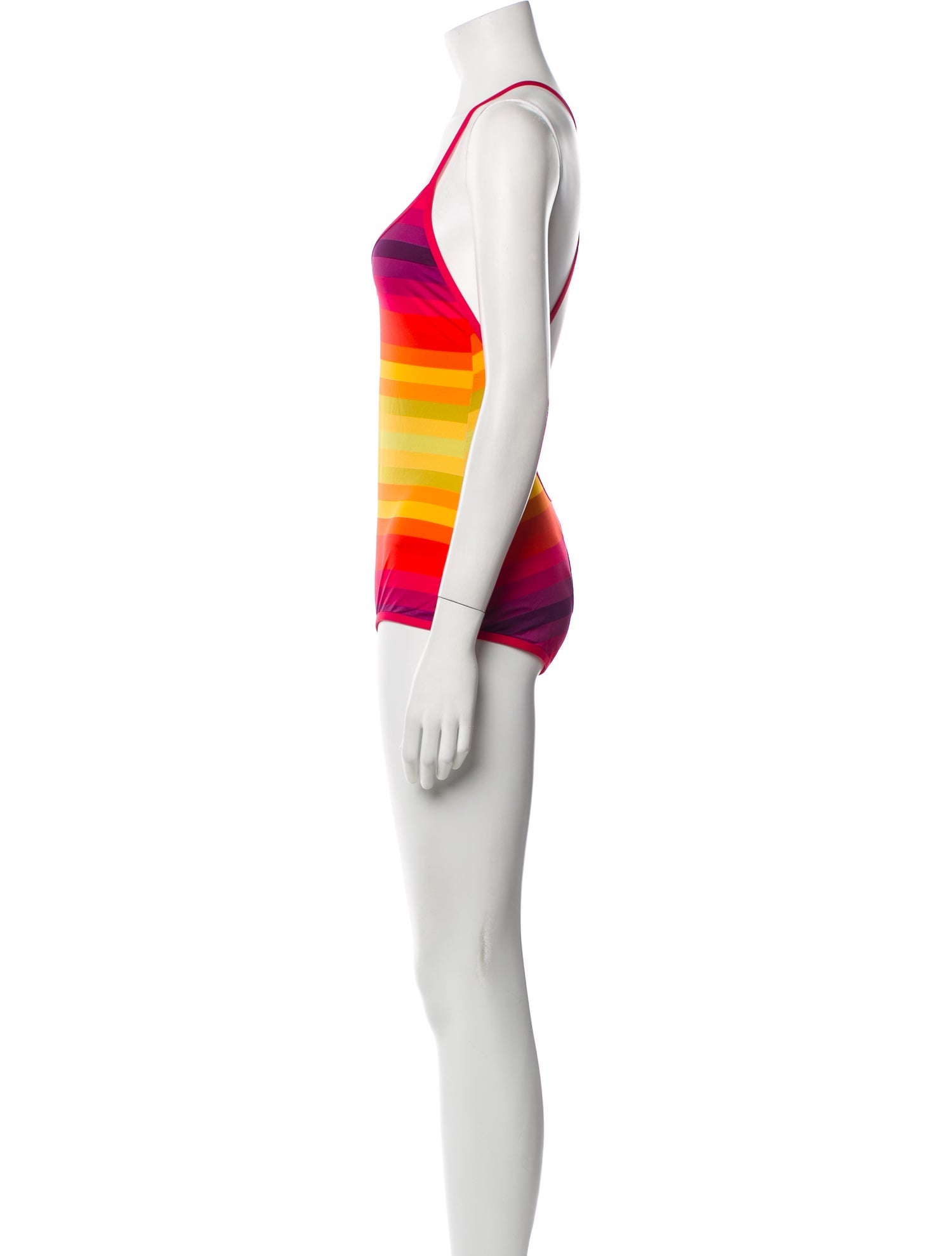 Christian Dior Striped One-Piece w/ Tags