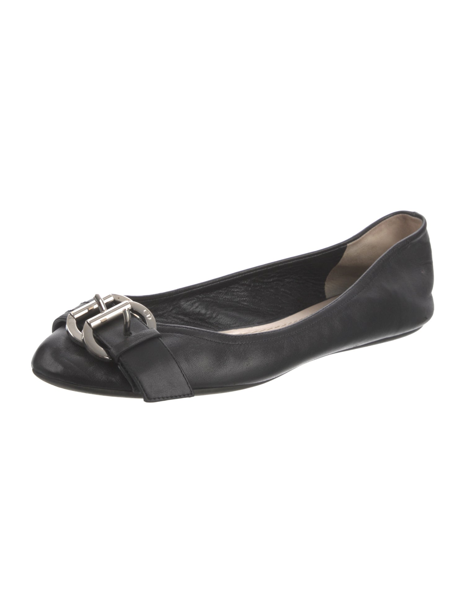 Christian Dior Leather Ballet Flats