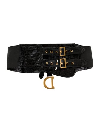 Christian Dior Saddle Wide Waist Belt