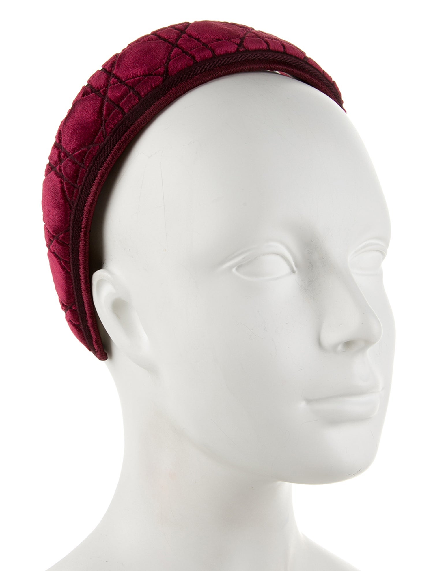 Christian Dior Velvet Cannage Headband
