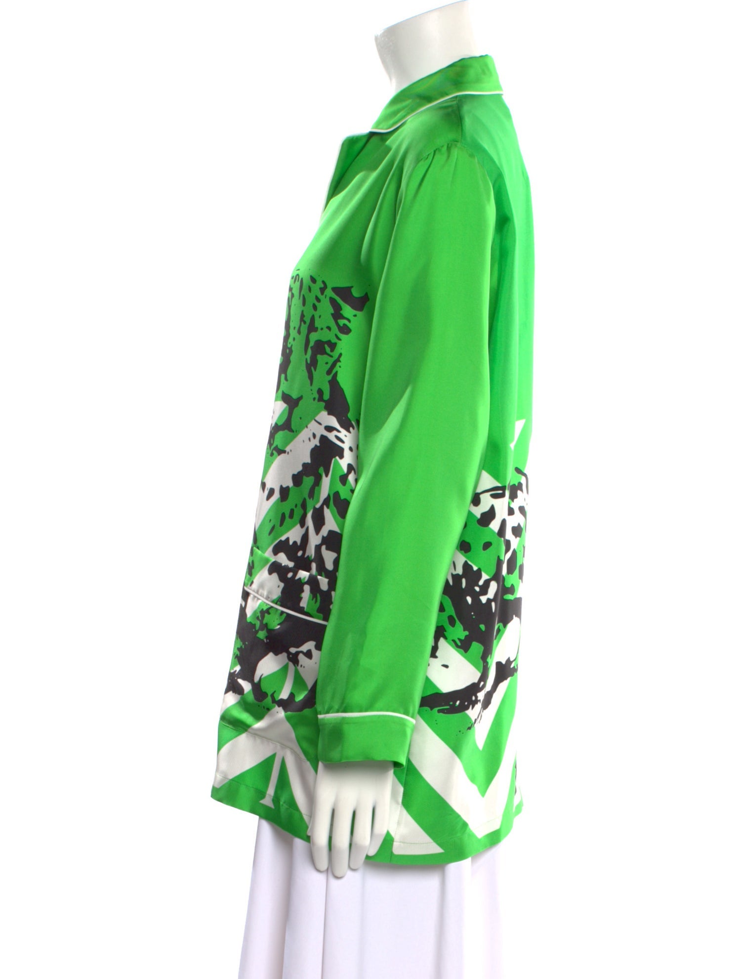 Christian Dior Silk Printed Tunic w/ Tags