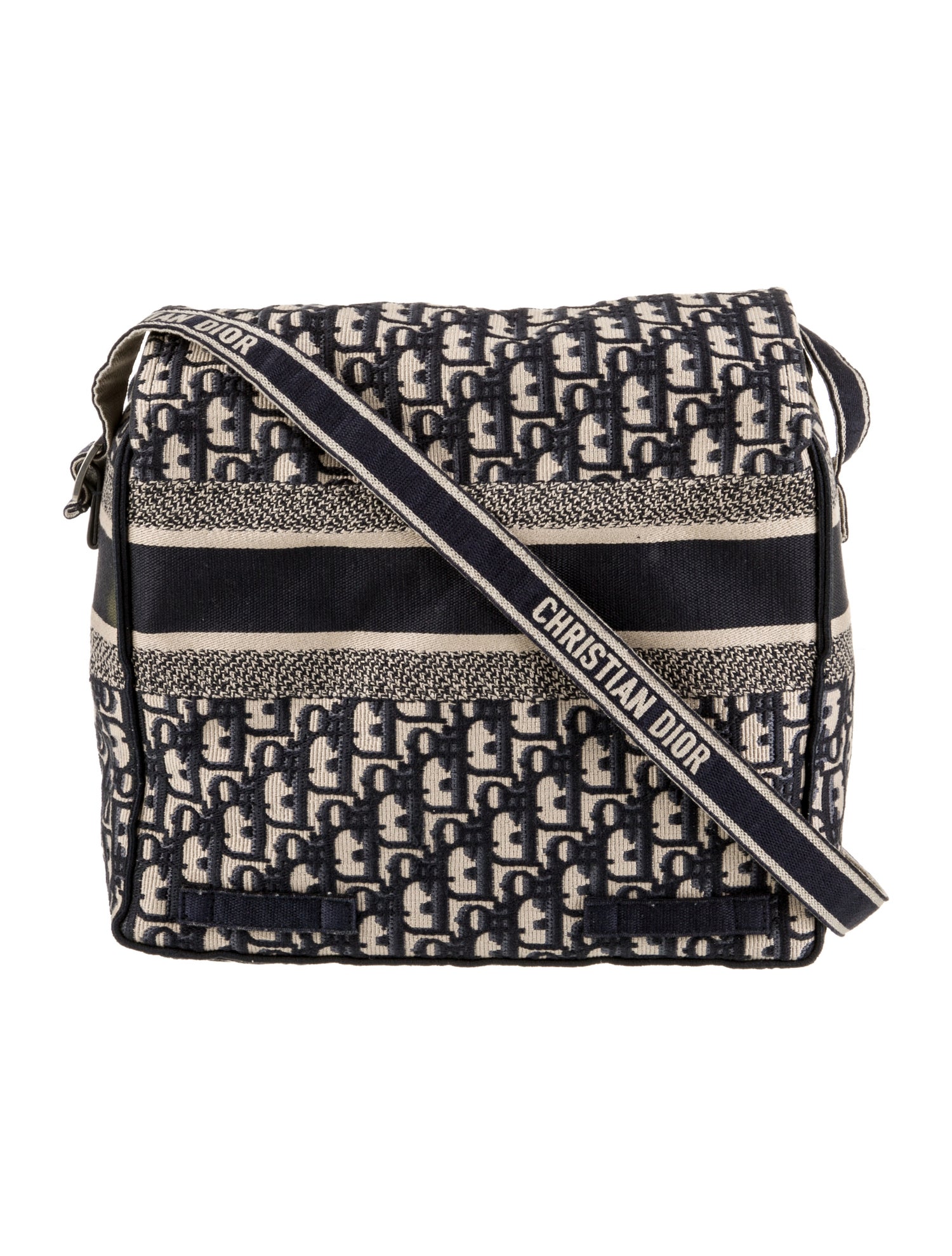 Christian Dior Oblique Jacquard Diorcamp Medium - Neutrals