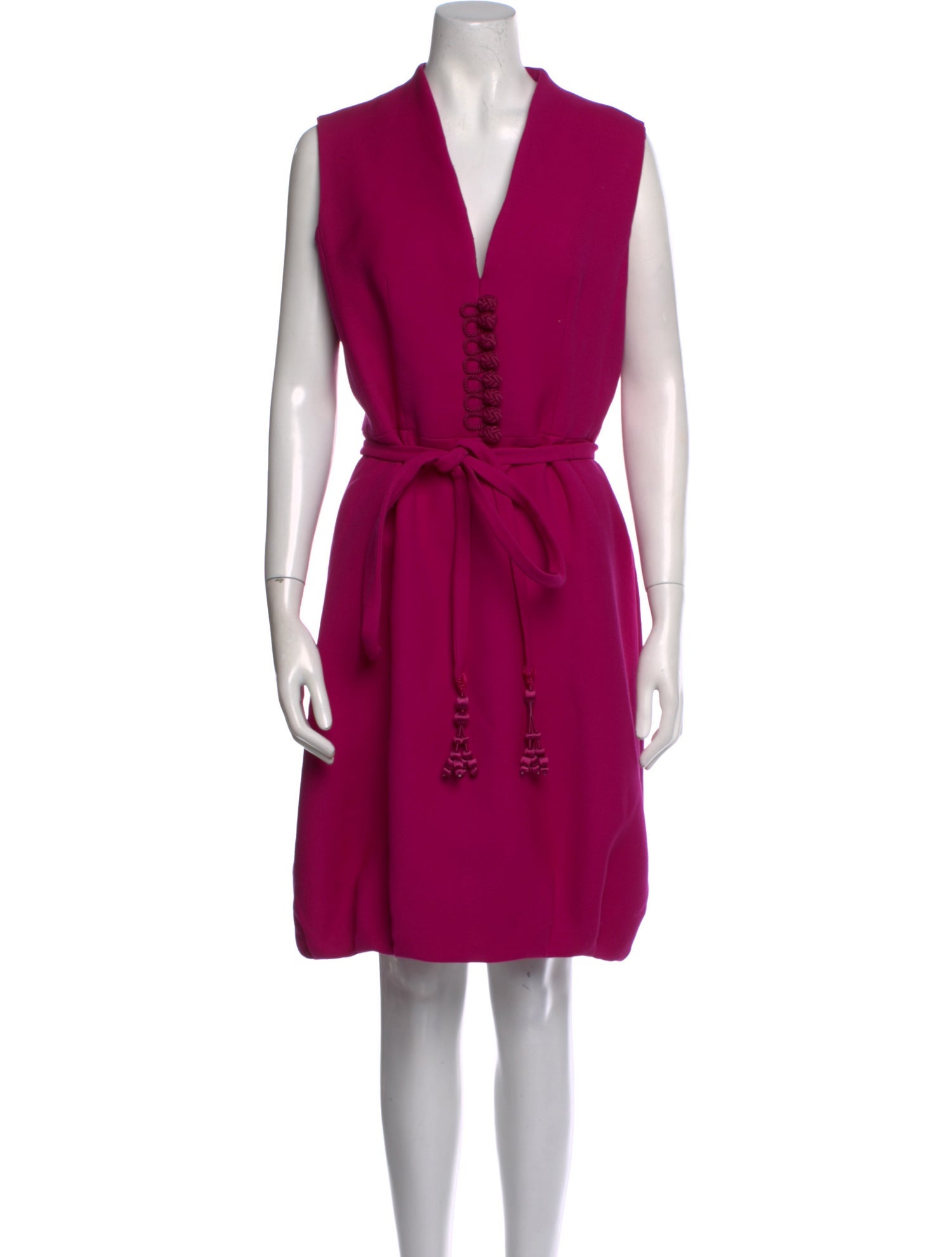 Christian Dior Virgin Wool Knee-Length Dress
