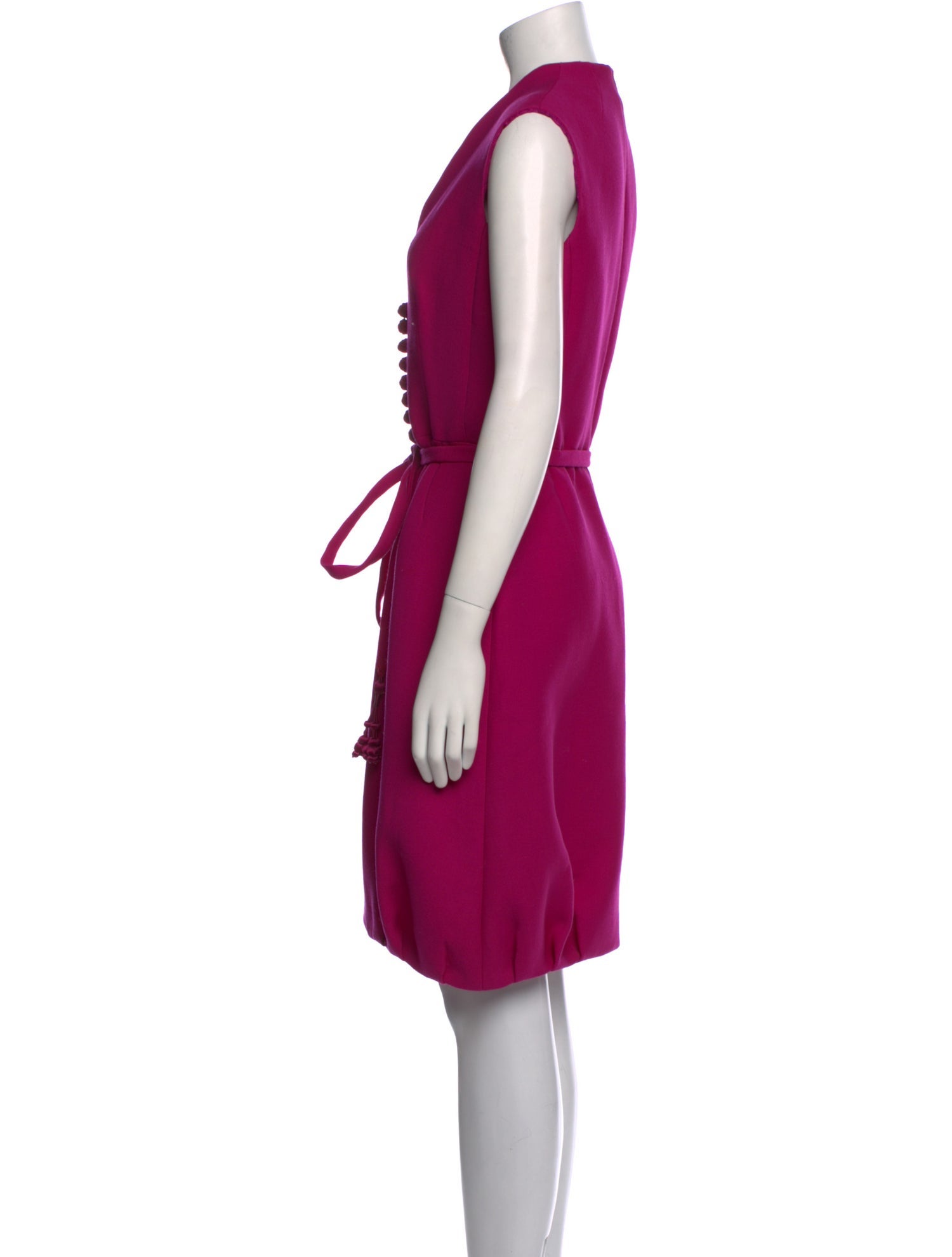 Christian Dior Virgin Wool Knee-Length Dress