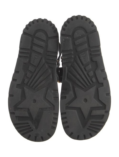 Christian Dior Signature Logo Leather Slides