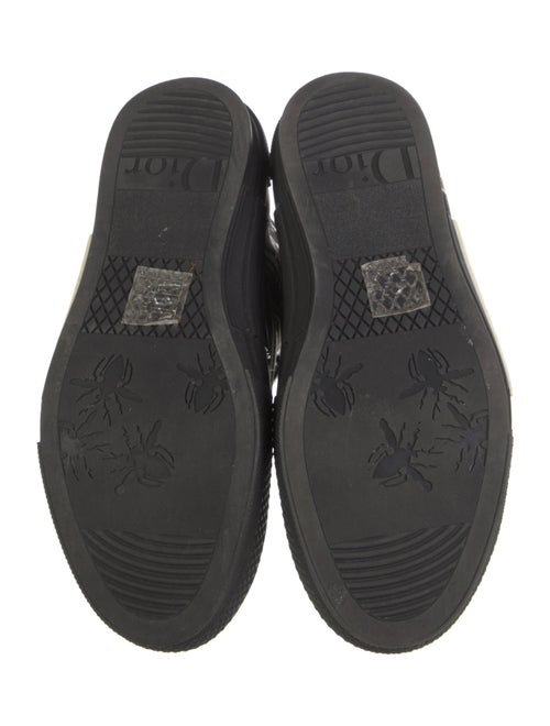 Christian Dior Diorissimo Pattern Canvas Wedge Sneakers