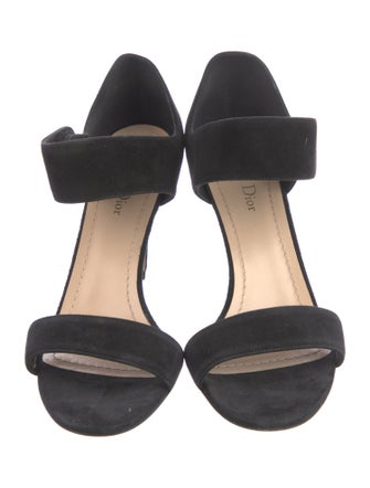 Christian Dior Suede Studded Accents Sandals