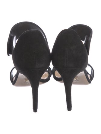 Christian Dior Suede Studded Accents Sandals